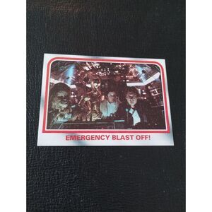 1980 Star Wars Empire Strikes Back #53 Emergency Blast Off! Topps Trading Card